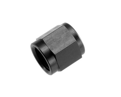 10AN Aluminum Tube Nut 5/8in Hard Line Black