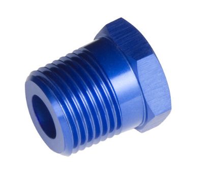 1/4in NPT ML - 1/8in NPT FM Reducer Blue