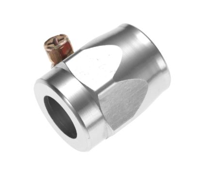 10AN Plated Hose Finisher Chrome