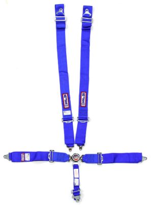 5 Pt Harness System Q/R Blue Roll Bar 2in