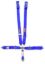 5 Pt Harness System Q/R Blue Roll Bar 2in