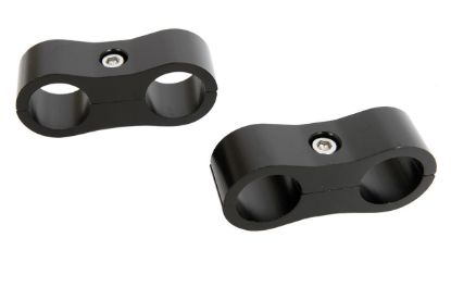 8AN Alum Hose Separator Black