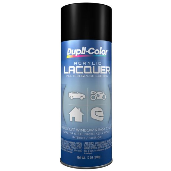 Flat Black Lacquer Paint 12oz