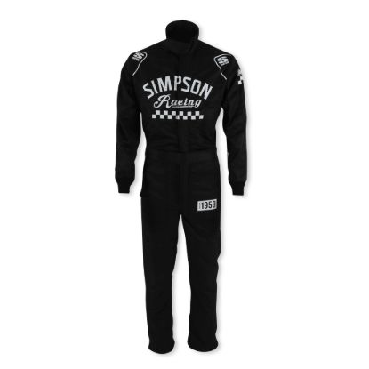 Suit Checkers Medium Black SFI 3.2A/5