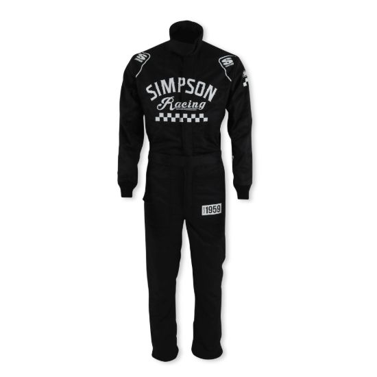 Suit Checkers Medium Black SFI 3.2A/5