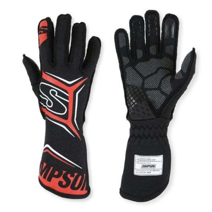 Glove Magnata Large Black / Red SFI 3.5/5