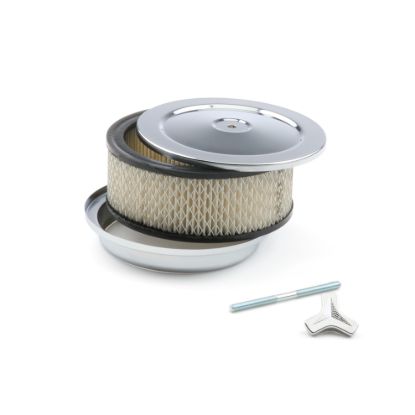 6x2 Air Cleaner Kit Raised Base Steel 5 1/8