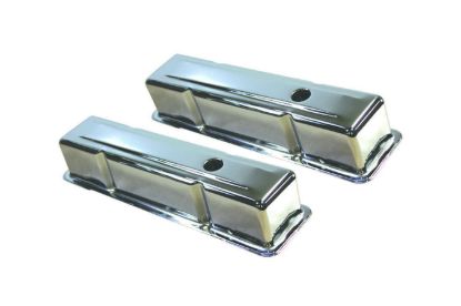 58-86 SBC Steel Tall V/C Chrome