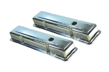 58-86 SBC Steel Short V/C Chrome