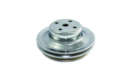 BBC LWP 2 Groove Water Pump Pulley Chrome