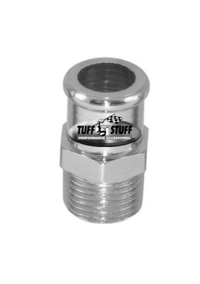 Water Pump Chrome Hose Nipple For 3/4in Hose