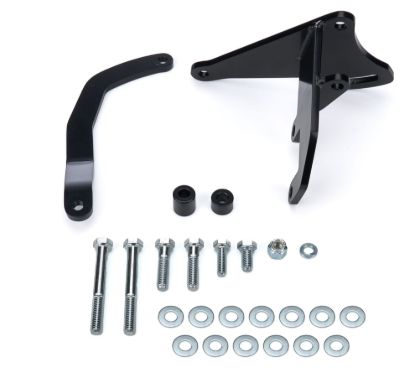 Alternator Bracket SBC Short Water Pump Black