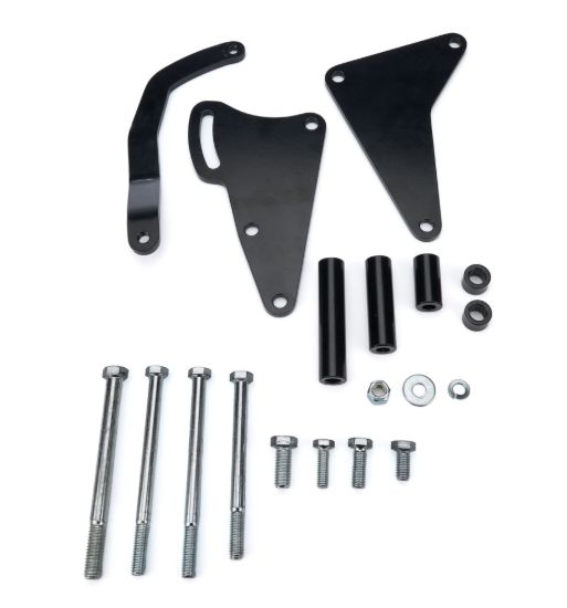 Alternator Bracket BBC Long Water Pump Black