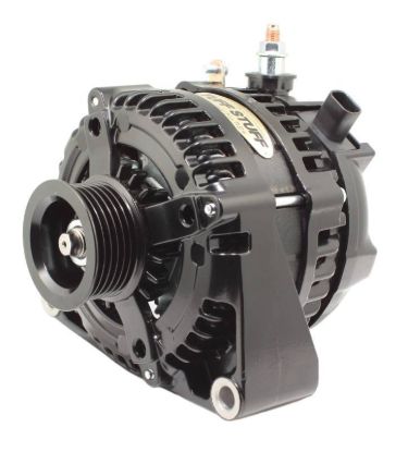 LS225 Max Amp Alternator 6 Groove 1-Wire Black