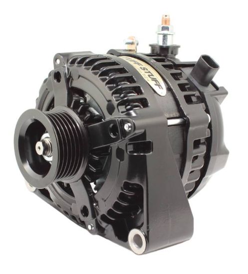 LS225 Max Amp Alternator 6 Groove 1-Wire Black
