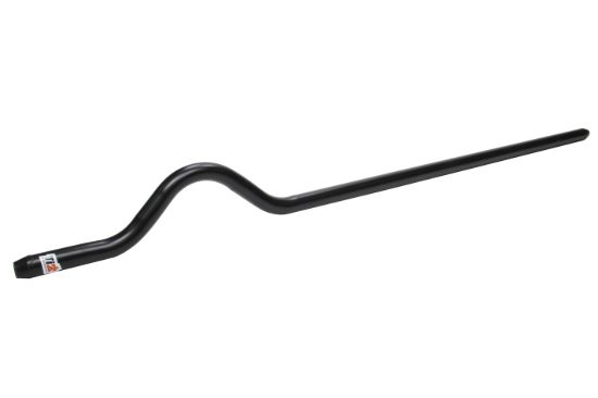 S-Bend Chromoly Steering Rod 49 in Black