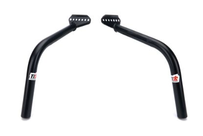 Front Wing Post Chassis to Side Board Pair Black