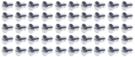 Oval Head Dzus Buttons .500 Long 50 Pack