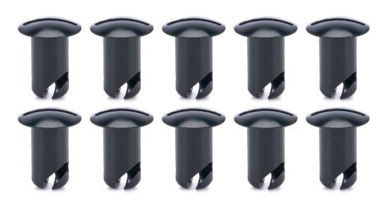 Oval Head Buttons .600 Long Black 10 Pack