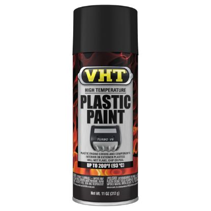 High Temperture Plastic Paint Matte Black 11oz.