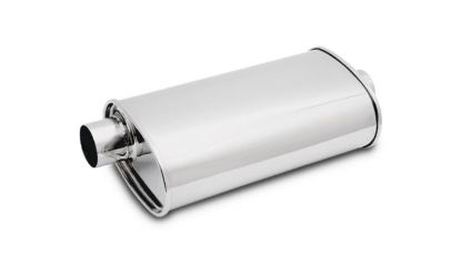 STREETPOWER Oval Muffler 3in inlet/outlet