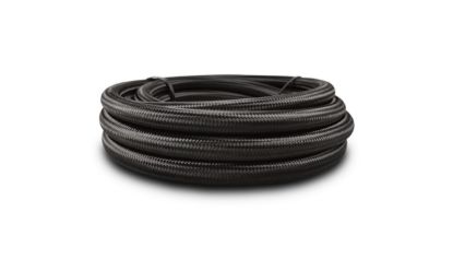 10ft Roll of Black Nylon Braided Flex Hose PTFE