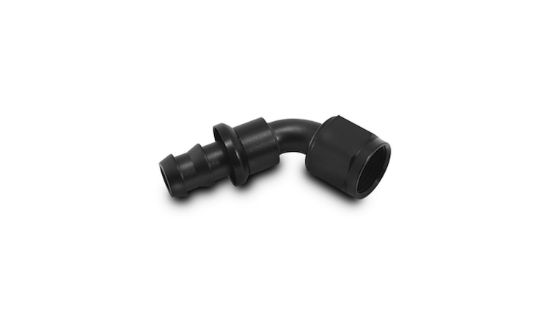 Push-On 60 Degree Hose End Elbow Fitting -12AN