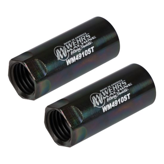 Jam Nut Tall 1in Coarse Jack Screw Steel (Pair)