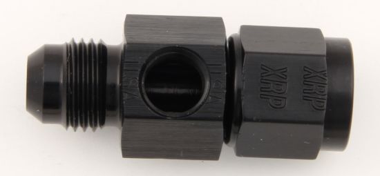 #6 to #6 Fem Fuel Press Adapter w/ 1/8 NPT Port