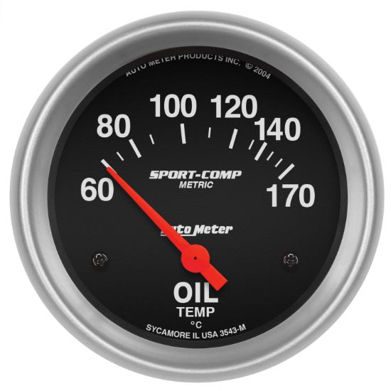 Picture of AutoMeter Engine Oil Temperature Gauge - 3543-M