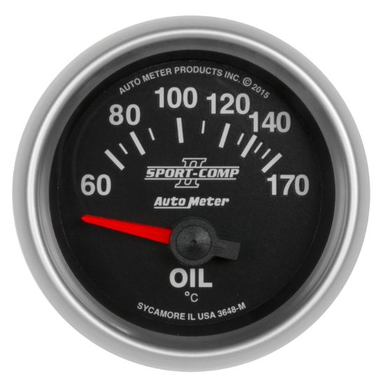 Picture of AutoMeter Engine Oil Temperature Gauge - 3648-M