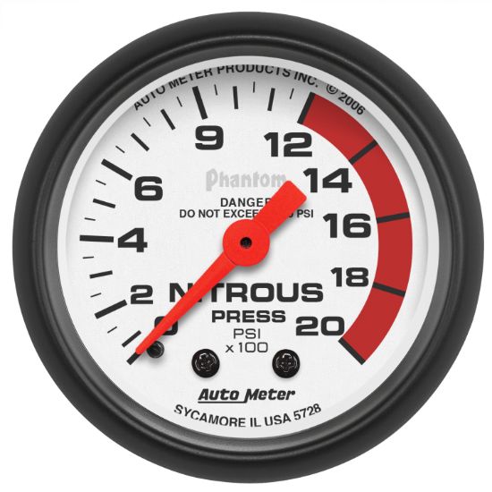Picture of AutoMeter Nitrous Oxide Pressure Gauge - 5728