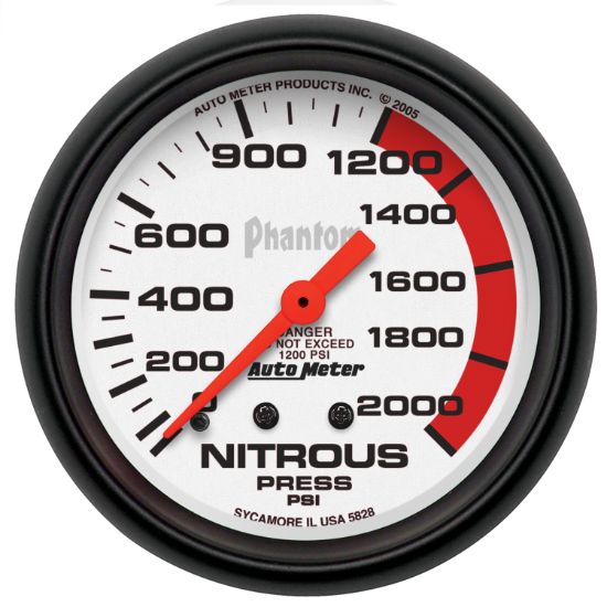Picture of AutoMeter Nitrous Oxide Pressure Gauge - 5828