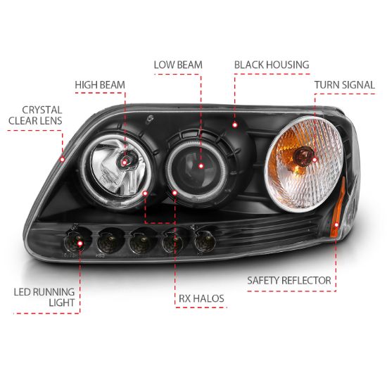 Picture of ANZO USA Headlight Set - 111097