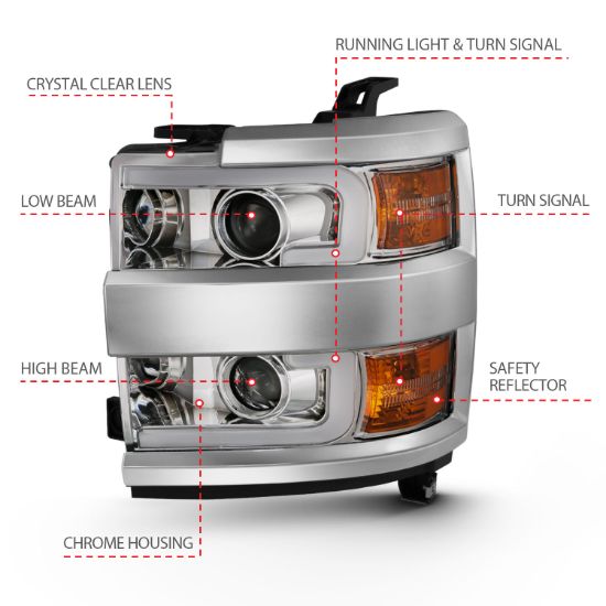 Picture of ANZO USA Headlight Set - 111360