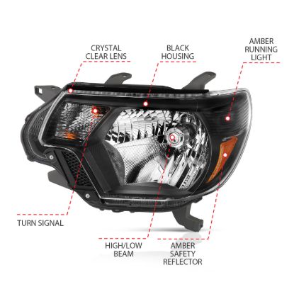Picture of ANZO USA Headlight Set - 111395