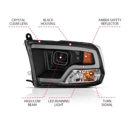 Picture of ANZO USA Headlight Set - 111404