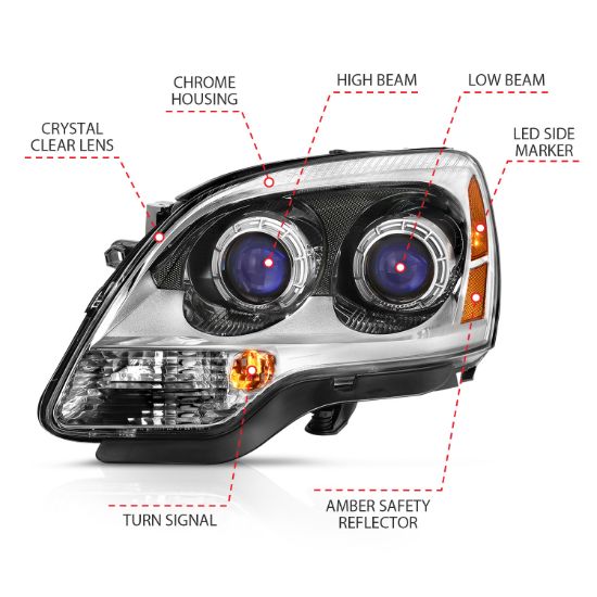 Picture of ANZO USA Headlight Assembly - 111476