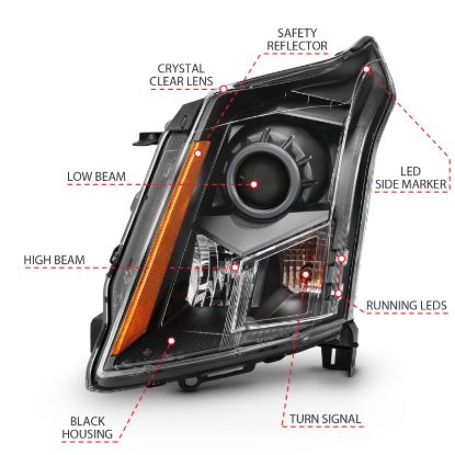 Picture of ANZO USA Headlight Assembly - 111477