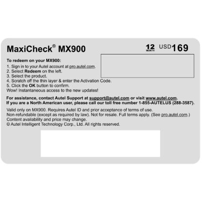 Picture of Autel Diagnostic Software - MX9001YRUP