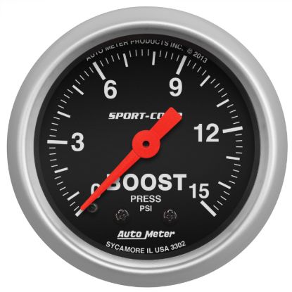 Picture of AutoMeter Boost Gauge - 3302