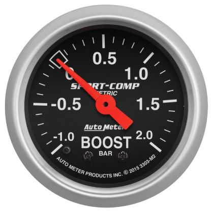 Picture of AutoMeter Boost Gauge - 3303-M2