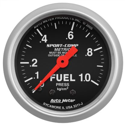 Picture of AutoMeter Fuel Pressure Gauge - 3311-J