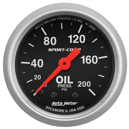 Picture of AutoMeter Engine Oil Pressure Gauge - 3322