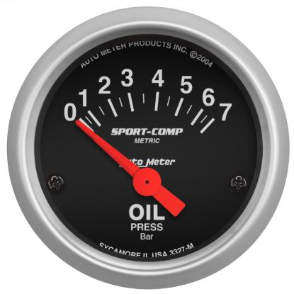 Picture of AutoMeter Engine Oil Pressure Gauge - 3327-M