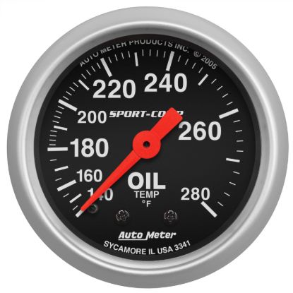 Picture of AutoMeter Engine Oil Temperature Gauge - 3341