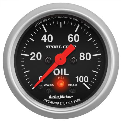 Picture of AutoMeter Engine Oil Pressure Gauge - 3352