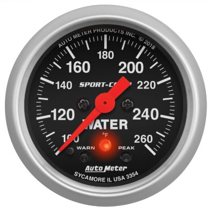 Picture of AutoMeter Engine Coolant Temperature Gauge - 3354