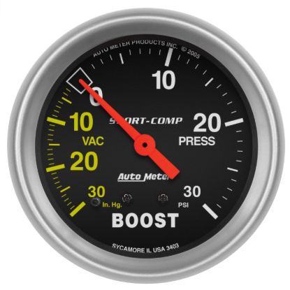 Picture of AutoMeter Boost Gauge - 3403
