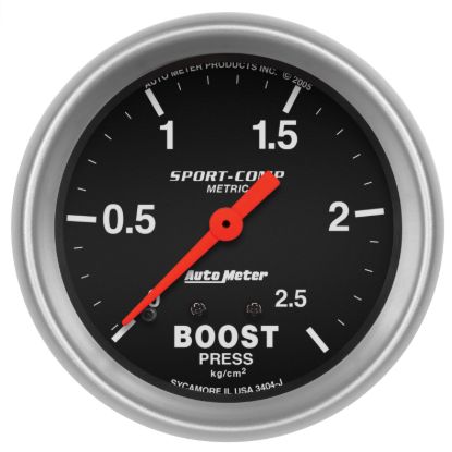 Picture of AutoMeter Boost Gauge - 3404-J